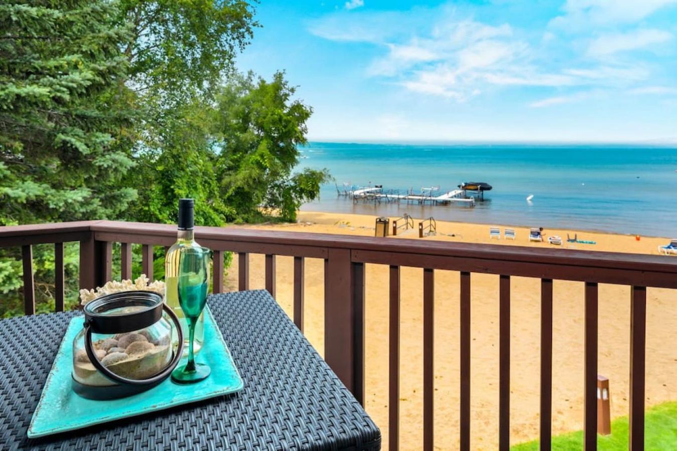 New Listing Bliss 211! Stunning Bay View Apartment Traverse City